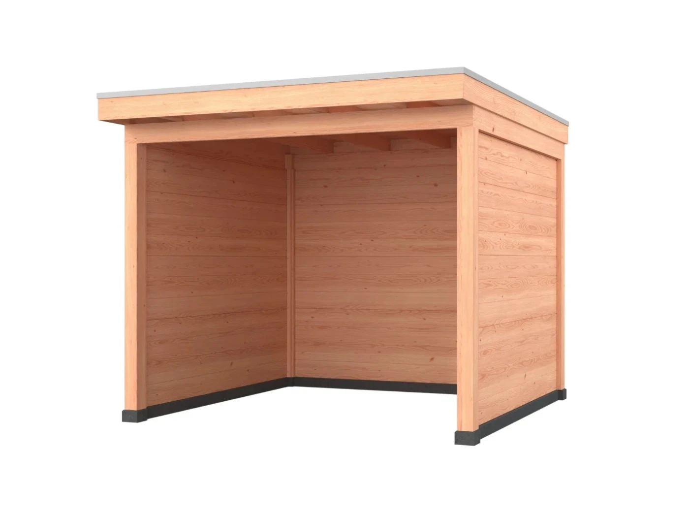 Douglas overkapping, 300 x 400, met achterwand en twee zijwanden, Westwood Comfort - Afbeelding 1
